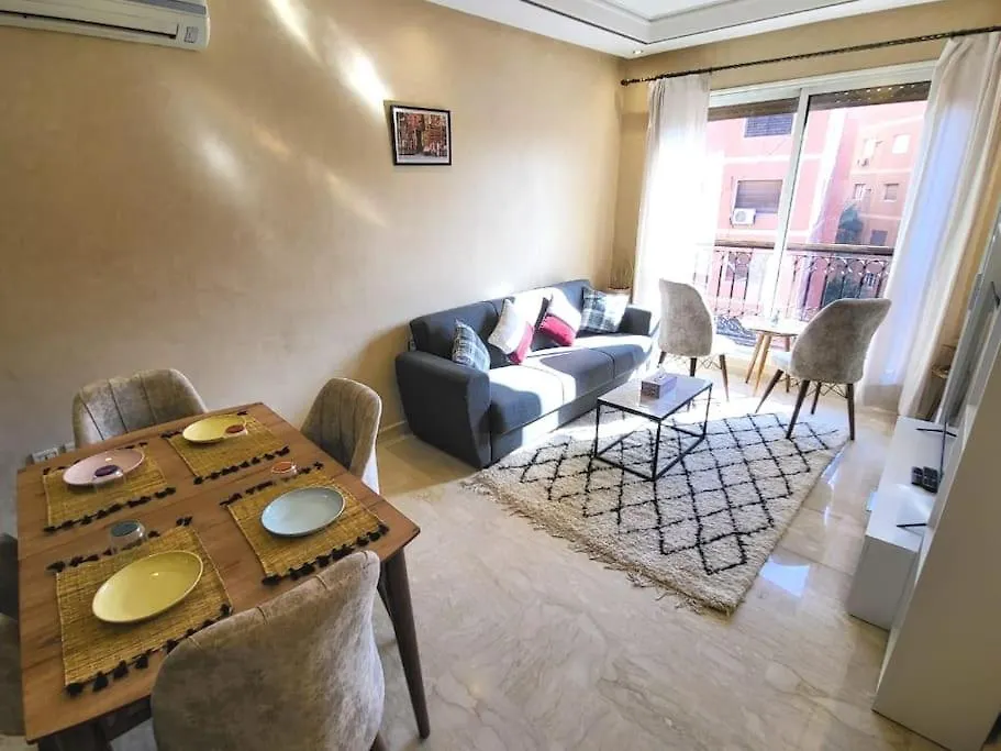 Lägenhet Bright Apt In The Heart Of Marrakech-Walk Everywhere Marrakesh